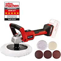 Einhell Máquina pulidora lijadora con batería CE-CP 18-180 Li E-Solo Power X-Change (18 V- iones de litio- Ø180 mm- incl…